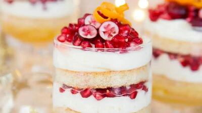  ترایفل انار؛ دسر شیک چهارلایه مخصوص شب یلدا
