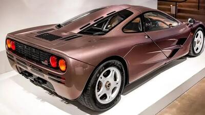 قدرت و زیبایی در مک‌لارن F1 با پوشش قهوه‌ ای کریتون براون / عکس