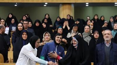  صحبت‌های احساسی شهربانو منصوریان در روز مادر به درخواست رئیس جمهور، دکتر پزشکیان/ الهه منصوریان سرمایه بزرگ ووشوی ایران است