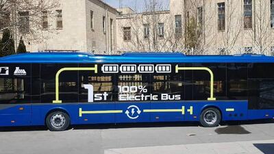 اتوبوس های برقی تولید داخل در مسیر ناوگان پاک