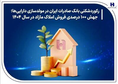  رکوردشکنی بانک صادرات ایران در مولدسازی دارایی‌ها؛ جهش ۱۰۰ درصدی فروش املاک مازاد در سال ۱۴۰۴
