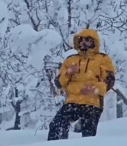 بارش نیم متری برف در اصفهان + فیلم - سلام نو