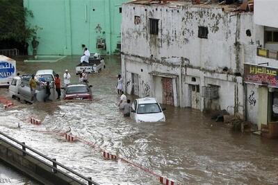  ویدئو| بارش شدید در جده