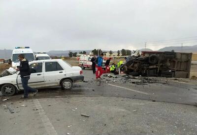 واژگونی پژو ۲۰۶ در محور رشت- امامزاده هاشم/ یک نفر جان باخت