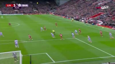 گل اول لیورپول به برایتون را ببینید + ویدیو