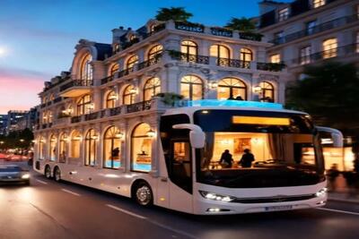 معماری خلاقانه؛ کمپر تالاری ساختن تو خیابون همه ملت شوکه موندن عروسی باهاش خاطره میشه