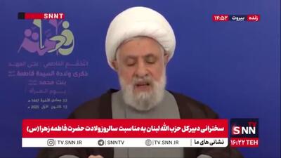  شیخ نعیم: سلاحمان را کنار نمیذاریم