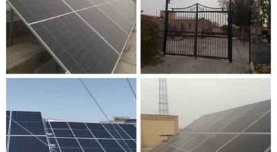 نصب ۶۰ کیلووات پنل خورشیدی در شهرداری‌های زرندیه