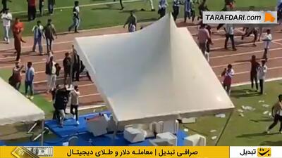 آشوب در هند برای دیدن لیونل مسی؛ شکستن بخشی از ورزشگاه محل برگزاری مراسم!