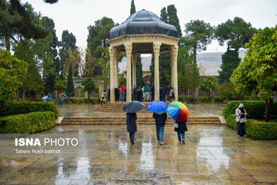 بارش باران پاییزی - شیراز