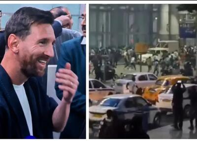 تصاویر باورنکردنی از هند پس از حضور مسی!