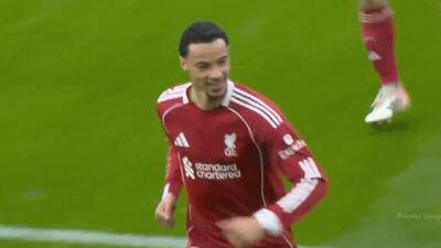 گل اول لیورپول به برایتون توسط اکیتیکه