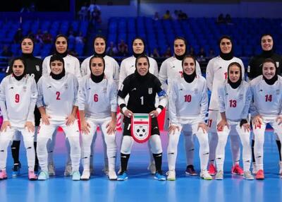 سقوط یک پله‌ای فوتسال زنان ایران