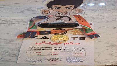  درخشش ورزشکار نوجوان هوراندی در رقابت‌های کیوکوشین کاراته
