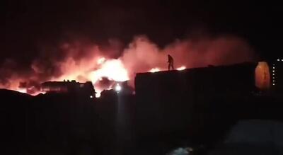 انفجار مهیب در پالایشگاه نفت سوریه