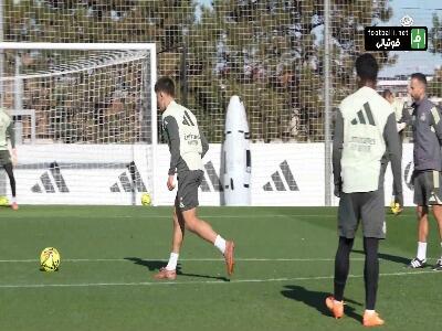 تمرین رئال مادرید پس از شکست مقابل منچسترسیتی