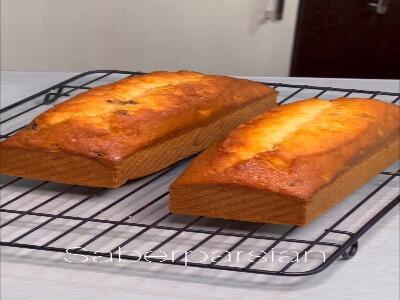  یک کیک صبحانه با طعم خونگی و بدون مواد نگه دارنده