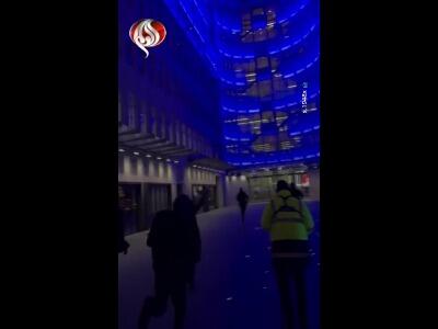  تظاهر کنددگان حامی فلسطین وارد ساختمان BBC شدند