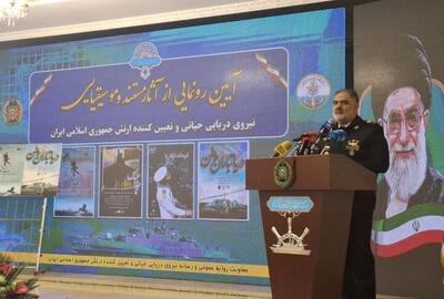 دریادار ایرانی: پیشرفت نیروی دریایی ارتش با قدرت ادامه دارد