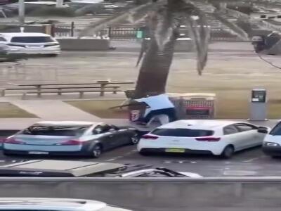  لحظه خلع سلاح یکی از مهاجمین در سیدنی