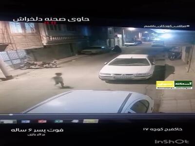  حادثه دلخراش و تلخ برای کودک ۶ ساله؛ خودرویی که از روی پسر بچه رد شد