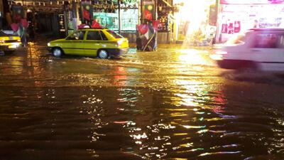 بارش‌‌ سیل‌آسا به مازندران رسید