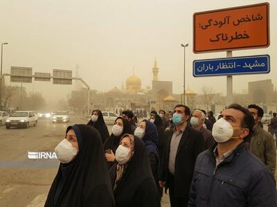  سی‌وسومین روز آلودگی فسیلی در مشهد ثبت شد