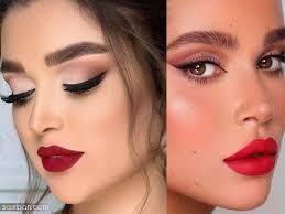  یک میکاپ چشم خاص با رژ