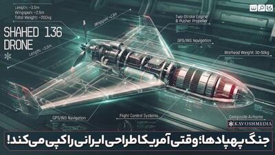  جنگ پهپادها؛ وقتی آمریکا طراحی ایرانی را کپی می‌کند !
