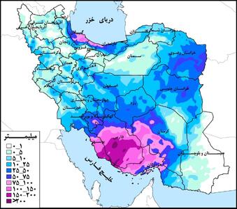 پیش‌بینی بارش‌های گسترده در کشور؛ برخی حوضه‌ها و استان‌ها در انتظار ۲۰۰ میلی‌متر بارندگی