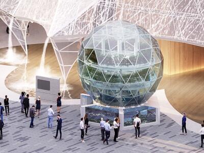  این کره‌ شیشه‌ای آینده غذایی شهرها را تضمین می‌کند(+عکس)