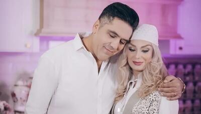 عاشقانه‌های «صبا راد» و «مانی رهنما» با تِم سفید؛ ست دانتل و پیراهن کلاسیک (عکس)