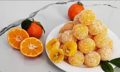  طرز تهیه باسلوق پرتقالی با مغز گردو | دسر مجلسی، ساده و خوش عطر !