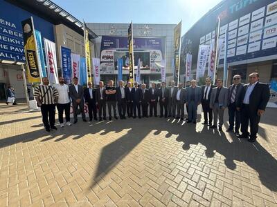  بازدید هیئت اتاق بازرگانی تبریز از نمایشگاه اتومکانیکا دبی ۲۰۲۵