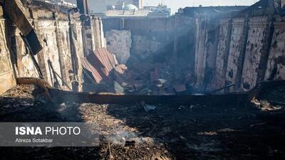 تصاویر/ «سینما ایران» سوخت