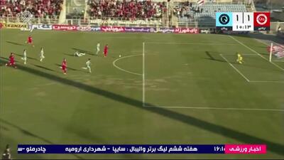 ویدیو | فرار امیرحسین حسین زاده در قلب دفاع پیکان/ گل اول تراکتور به پیکان