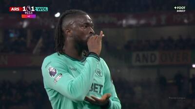 گل اول ولورهمپتون به آرسنال (آروکوداره)