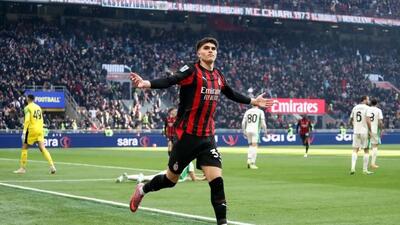 خلاصه بازی میلان 2-2 ساسولو