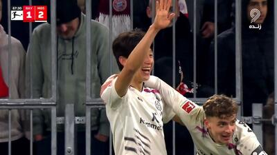 گل دوم ماینتس به بایرن مونیخ (لی جائه سونگ)