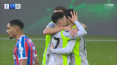 گل دوم منچستر سیتی به کریستال پالاس (فیل فودن)