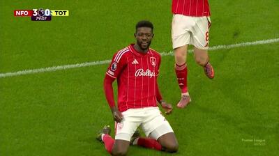 گل سوم ناتینگهام فارست به تاتنهام (گل زیبای سانگاره)