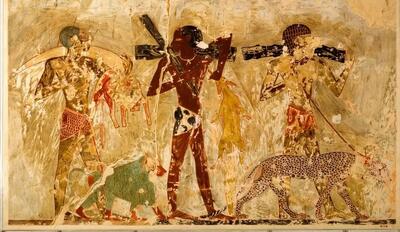 حیات وحش آفریقا در این مقبرۀ ۳۵۰۰ ساله به تصویر کشیده شده است | عکس