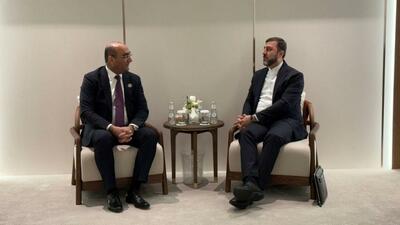 دیدار غریب آبادی با معاون سازمان های بین المللی وزارت خارجه ازبکستان