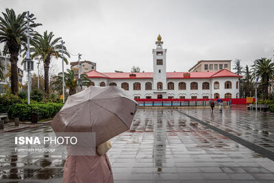  بارش باران پاییزی - رشت
