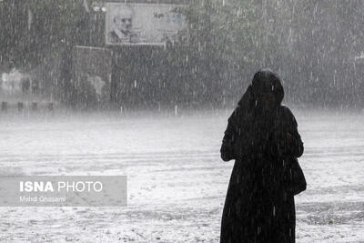  بارش ۹۸ میلی متری باران در چابکسر