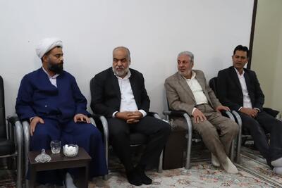  دیدار محمد رضا صباغیان نماینده مردم در مجلس شورای اسلامی با امام جمعه بهاباد