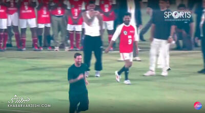 ویدیو| پاس کاری مسی با وزیر هندی سوژه شد/ عاجز از یک پاس ساده!