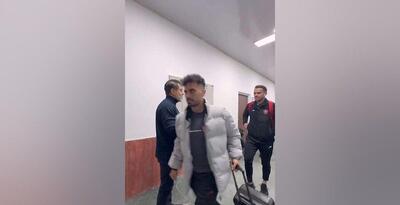 ویدیو| ورود پرسپولیسی ها به رختکن قلعه حسن خان