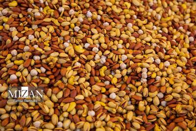 قیمت آجیل ۴ مغز شب چله در میادین و بازار‌های میوه و تره‌بار