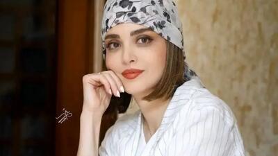  زیبایی دلبرانه بهنوش طباطبایی بعد از طلاق مهدی پاکدل / موی بلوند با پالتو میلیونی !